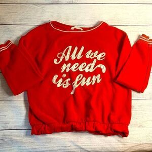 Girls H&M sweatshirt 